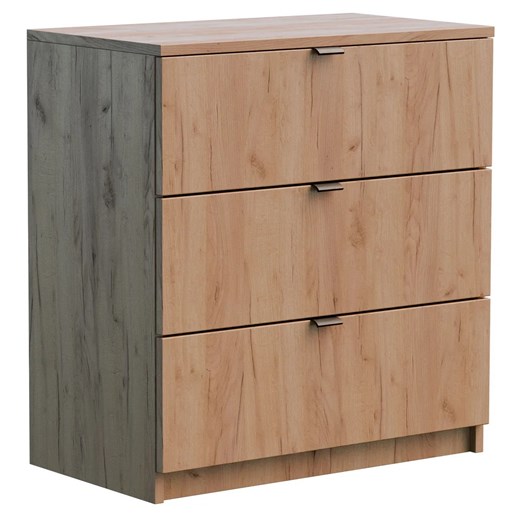 Komoda na ubrania z szufladami dąb craft M7-D78 ze sklepu Edinos.pl w kategorii Komody - zdjęcie 186643504