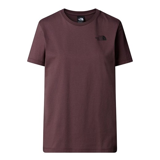 Koszulka damska The North Face NSE Box Edge Of Light Infill 0A8E3JES91 - fioletowa ze sklepu streetstyle24.pl w kategorii Bluzki damskie - zdjęcie 186643683