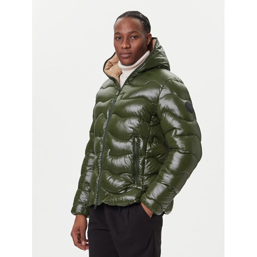 Save The Duck Kurtka zimowa D32390M LOVE21 Zielony Regular Fit ze sklepu MODIVO w kategorii Kurtki męskie - zdjęcie 186644500