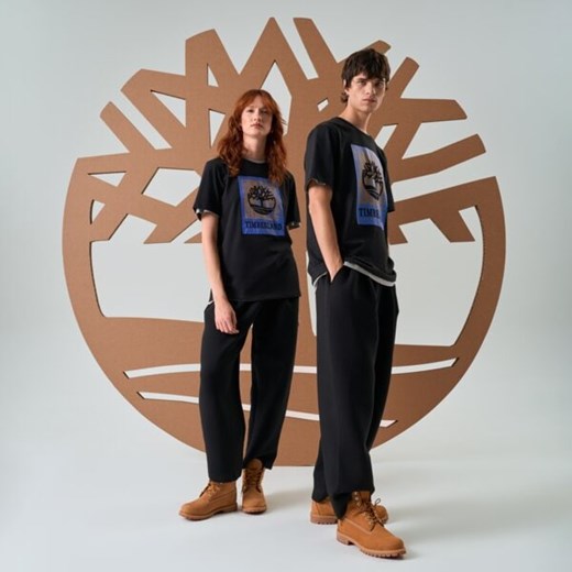 TIMBERLAND T-SHIRT GRAPHIC LOGO SHORT SLEEVE TEE ze sklepu Timberland w kategorii T-shirty męskie - zdjęcie 186644964