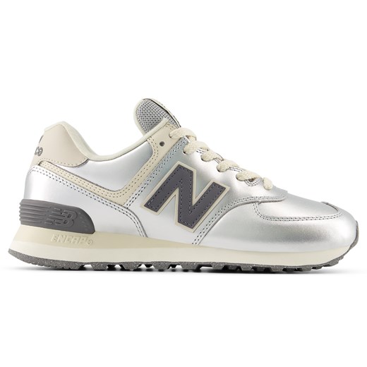 Buty damskie New Balance WL574MLG – srebrne ze sklepu New Balance Poland w kategorii Buty sportowe damskie - zdjęcie 186645320