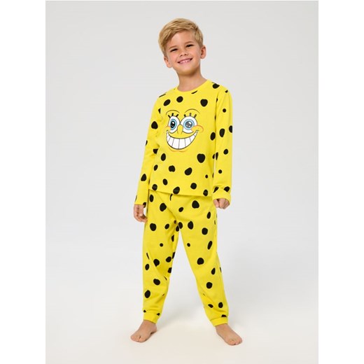 Sinsay - Piżama dwuczęściowa Spongebob - żółty - id: 256EV-11X - marki Sinsay - 186645994 Sinsay - Piżama dwuczęściowa Spongebob - żółty ze sklepu Sinsay w kategorii Piżamy dziecięce - zdjęcie 186645994