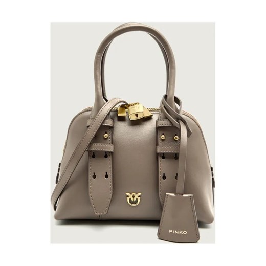 Pinko Skórzany kuferek BOWLING BAG ZIP MINI ze sklepu Gomez Fashion Store w kategorii Kuferki - zdjęcie 186646884