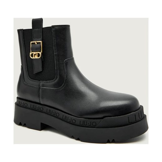 Liu Jo Skórzane sztyblety LOVE 63 ze sklepu Gomez Fashion Store w kategorii Botki - zdjęcie 186646900