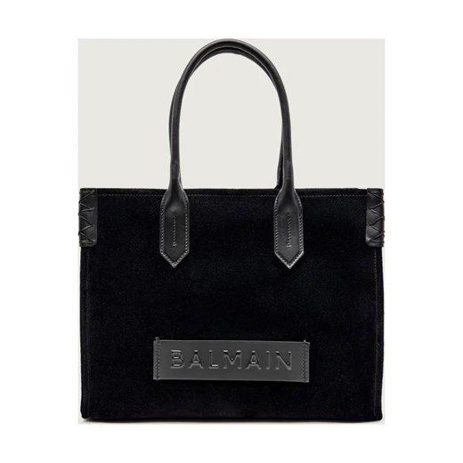 Balmain Shopperka B-ARMY 36 | zamsz ze sklepu Gomez Fashion Store w kategorii Torby Shopper bag - zdjęcie 186646924