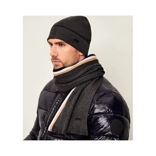 BOSS BLACK Szal + czapka Henzo ze sklepu Gomez Fashion Store w kategorii Czapki zimowe męskie - zdjęcie 186646950