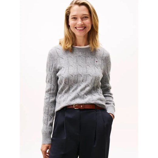 Tommy Hilfiger Wełniany sweter | Regular Fit ze sklepu Gomez Fashion Store w kategorii Swetry damskie - zdjęcie 186647030