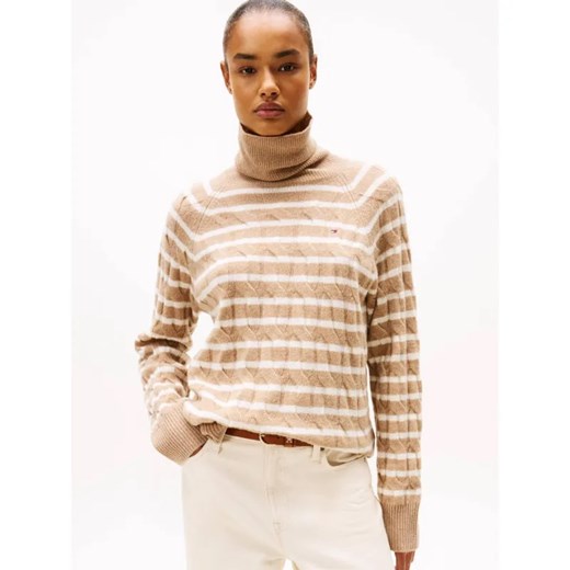 Tommy Hilfiger Wełniany golf | Loose fit ze sklepu Gomez Fashion Store w kategorii Swetry damskie - zdjęcie 186647041