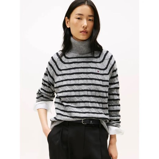 Tommy Hilfiger Wełniany golf | Loose fit ze sklepu Gomez Fashion Store w kategorii Swetry damskie - zdjęcie 186647042