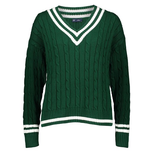 GAP Sweter w kolorze zielonym ze sklepu Limango Polska w kategorii Swetry damskie - zdjęcie 186647962