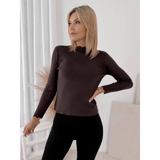 sweter loxley brązowy one size ONE SIZE UBRA