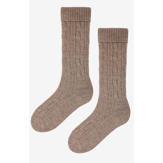 Podkolanówki damskie ciemnobeżowe, Kolor ciemnobeżowy, Rozmiar 39-42, Cerber ze sklepu Intymna w kategorii Podkolanówki - zdjęcie 186648952