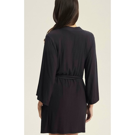 Esotiq szlafrok damski Jenius 44109-90X, Kolor szary, Rozmiar L/XL, Esotiq ze sklepu Intymna w kategorii Szlafroki damskie - zdjęcie 186649033