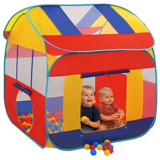 Kolorowy namiot dziecięcy z 300 piłeczkami w zestawie Z9-B69 ze sklepu Edinos.pl w kategorii Tekstylia ogrodowe - zdjęcie 186649703