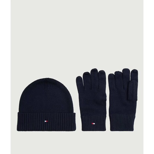 Tommy Hilfiger Czapka + rękawiczki | z dodatkiem kaszmiru ze sklepu Gomez Fashion Store w kategorii Czapki zimowe męskie - zdjęcie 186649862