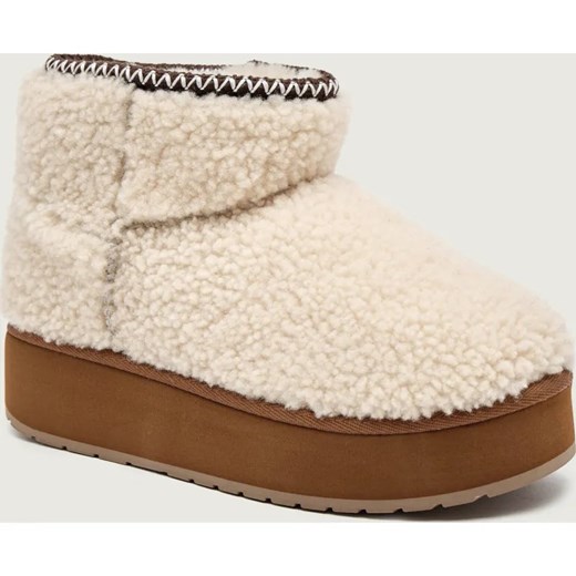 EMU Australia Śniegowce Stinger Micro Flatform Teddy | wełna ze sklepu Gomez Fashion Store w kategorii Śniegowce damskie - zdjęcie 186649892