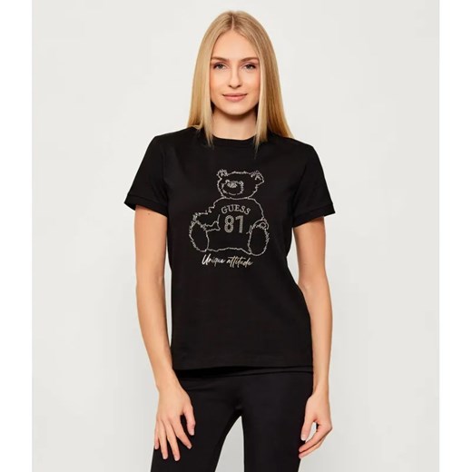 GUESS ACTIVE T-shirt UNIQUE ATTITUDE | Regular Fit ze sklepu Gomez Fashion Store w kategorii Bluzki damskie - zdjęcie 186649921