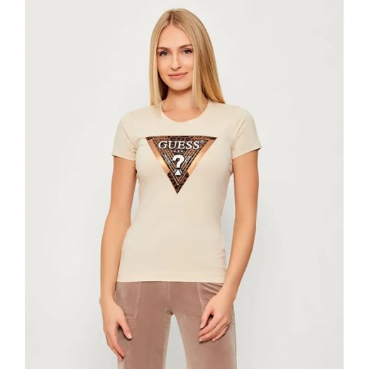 GUESS T-shirt | Slim Fit ze sklepu Gomez Fashion Store w kategorii Bluzki damskie - zdjęcie 186649971