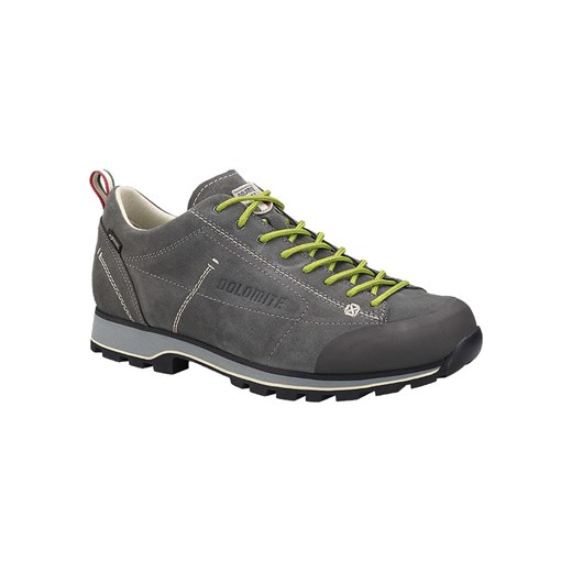 DOLOMITE Skórzane buty trekkingowe &quot;54 Low GTX&quot; w kolorze szaro-limonkowym ze sklepu Limango Polska w kategorii Buty trekkingowe damskie - zdjęcie 186651551