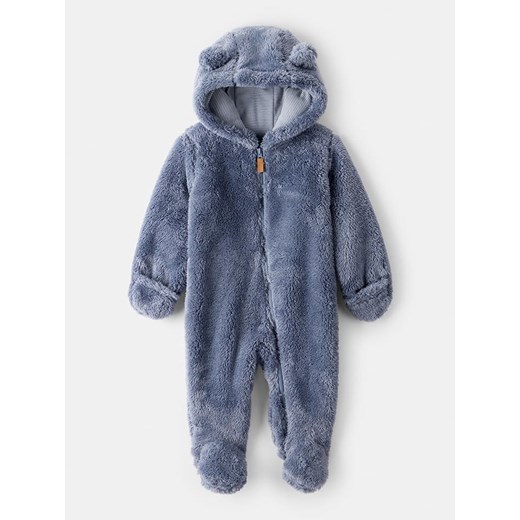carter&apos;s Kombinezon polarowy w kolorze niebieskim ze sklepu Limango Polska w kategorii Kombinezony i kurtki - zdjęcie 186652084