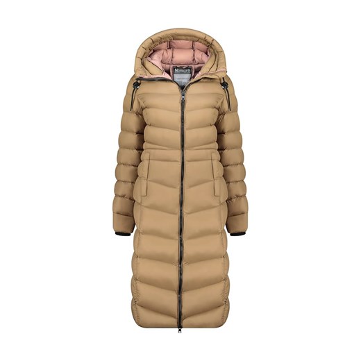 Geographical Norway Płaszcz pikowany &quot;Berangere&quot; w kolorze szarobrązowym ze sklepu Limango Polska w kategorii Kurtki damskie - zdjęcie 186652220