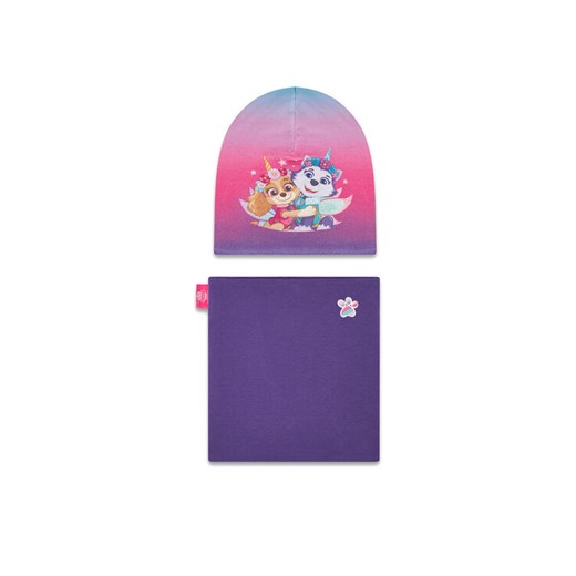 Komplet czapka i komin Paw Patrol CEO-ACCCS-AW25-316PAW Fioletowy ze sklepu eobuwie.pl w kategorii Czapki dziecięce - zdjęcie 186652423