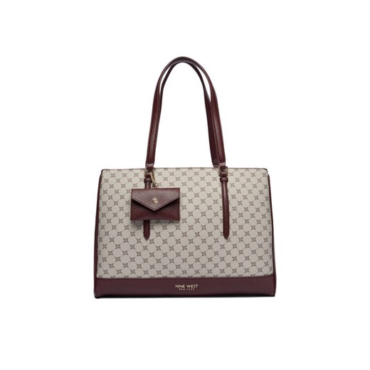 Torebka Nine West C-TANANA-KY253 Bordowy ze sklepu eobuwie.pl w kategorii Torby Shopper bag - zdjęcie 186652601