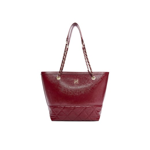 Torebka Nine West C-TRINITY-KY090 Bordowy ze sklepu eobuwie.pl w kategorii Torby Shopper bag - zdjęcie 186652631