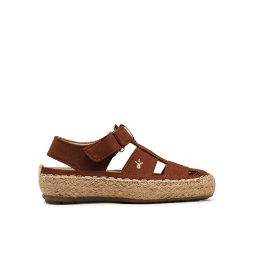 Espadryle EMU Australia Cove K12512 Brązowy ze sklepu eobuwie.pl w kategorii Półbuty dziecięce - zdjęcie 186652634