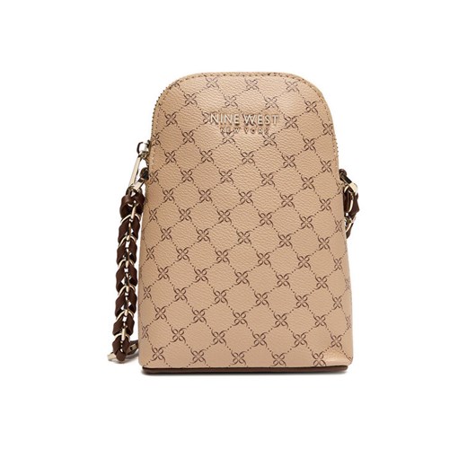 Torebka Nine West CEO-BRAVE-LA374-4086 Brązowy ze sklepu eobuwie.pl w kategorii Listonoszki - zdjęcie 186652724