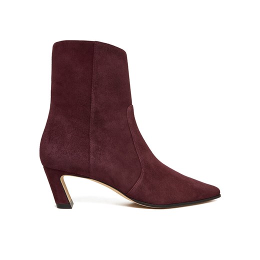 Botki Stuart Weitzman Stassi SM498 Bordowy ze sklepu eobuwie.pl w kategorii Botki - zdjęcie 186652753
