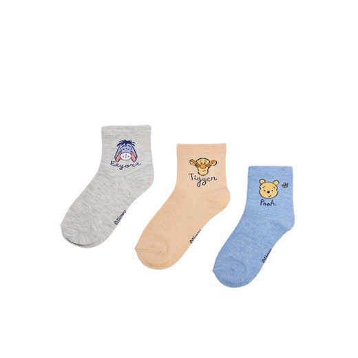 Skarpety długie Winnie The Pooh CEO-ACCCS-AW25-212WTP(3-PACK) Niebieski ze sklepu eobuwie.pl w kategorii Skarpetki dziecięce - zdjęcie 186652771