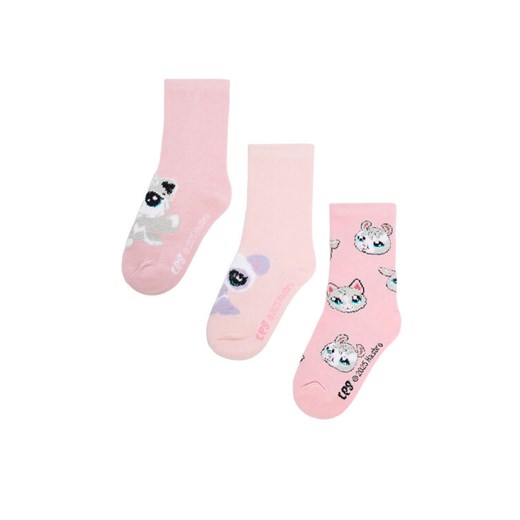 LITTLEST PET SHOP Skarpety krótkie CEO-ACCCS-AW25-327LPS(3-APCK) Różowy ze sklepu MODIVO w kategorii Skarpetki dziecięce - zdjęcie 186655174