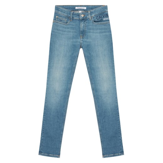Calvin Klein Jeans Jeansy Pine Light IB0IB00335 Niebieski Skinny Fit 12 MODIVO