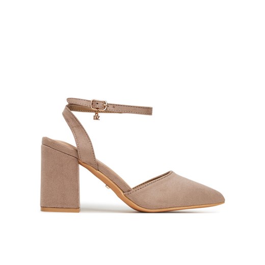 DeeZee Czółenka HTA917-2A Beżowy ze sklepu MODIVO w kategorii Sandały damskie - zdjęcie 186655360