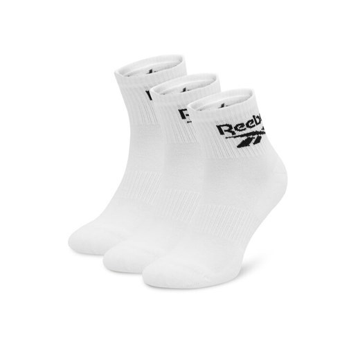 Reebok Skarpety długie R0427-SS24 (3-pack) Biały ze sklepu MODIVO w kategorii Skarpetki damskie - zdjęcie 186655430