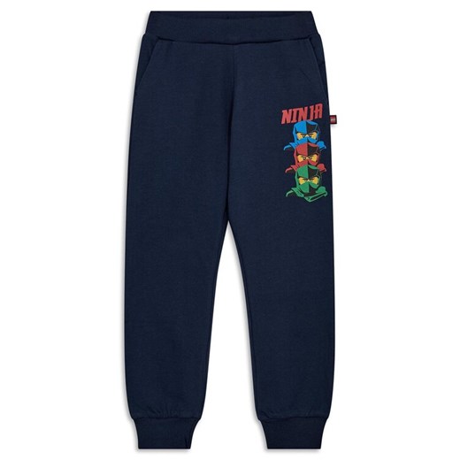 LEGO Spodnie dresowe 11010946 Granatowy Regular Fit ze sklepu MODIVO w kategorii Spodnie chłopięce - zdjęcie 186655433