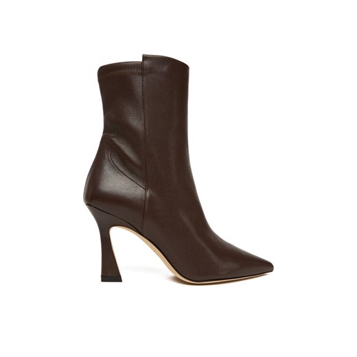 Stuart Weitzman Botki Vinnie SM440 Brązowy ze sklepu MODIVO w kategorii Botki - zdjęcie 186655491