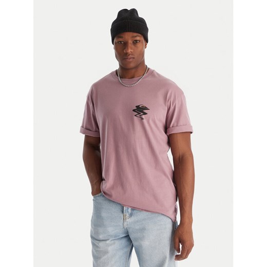 Quiksilver T-Shirt Elderberry EQYZT08200 Fioletowy Regular Fit ze sklepu MODIVO w kategorii T-shirty męskie - zdjęcie 186655513
