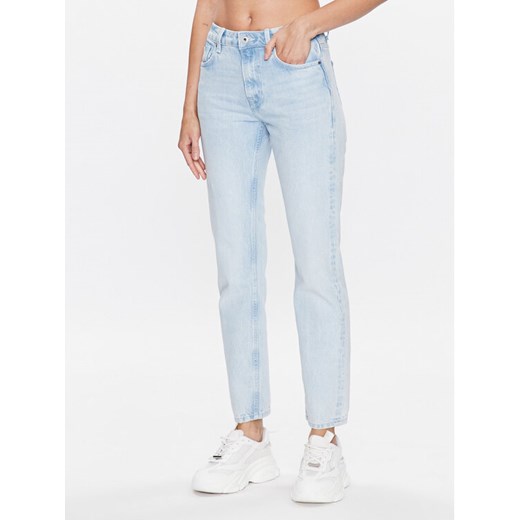 Pepe Jeans Jeansy Mary PL204164PD9 Niebieski Regular Fit ze sklepu MODIVO w kategorii Jeansy damskie - zdjęcie 186655541