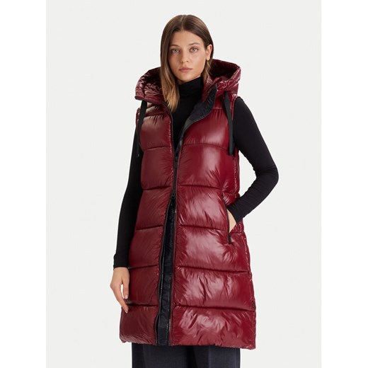 Save The Duck Bezrękawnik D80302W LOVE21 Bordowy Regular Fit ze sklepu MODIVO w kategorii Kamizelki damskie - zdjęcie 186655554