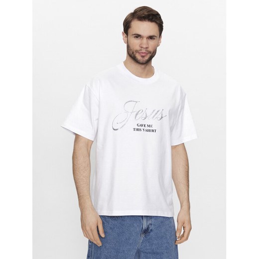 2005 T-Shirt Unisex Jesus Biały Regular Fit ze sklepu MODIVO w kategorii Bluzki damskie - zdjęcie 186655573