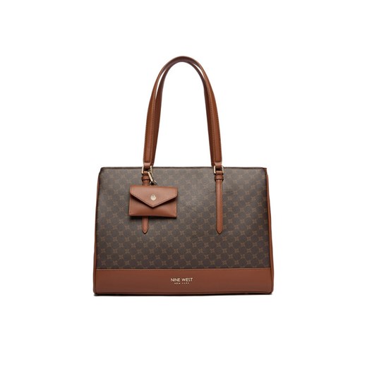 Nine West Torebka C-TANANA-KY253 Brązowy ze sklepu MODIVO w kategorii Torby Shopper bag - zdjęcie 186655603