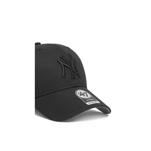 47 Brand Czapka z daszkiem Mlb New York Yankees B-RAC17CTP-BK Czarny 47 Brand OS MODIVO