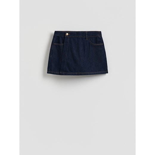 Reserved - Jeansowe spódnico-szorty - granatowy Reserved 38 Reserved
