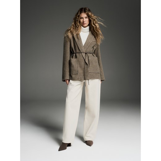 Reserved - Jeansy balloon fit - kremowy ze sklepu Reserved w kategorii Jeansy damskie - zdjęcie 186660784