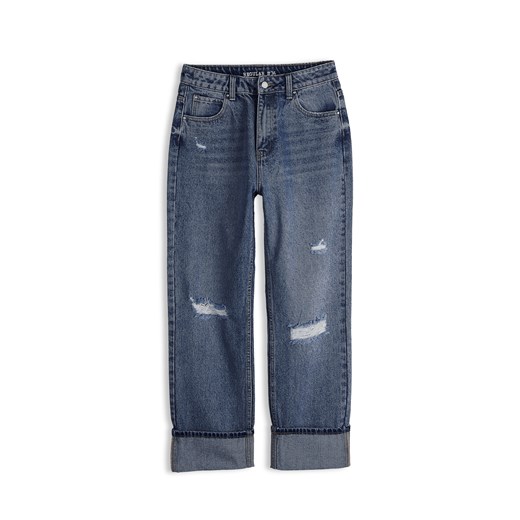 GATE Regularne  jeansy z przetarciami 32 ze sklepu gateshop w kategorii Jeansy damskie - zdjęcie 186662122