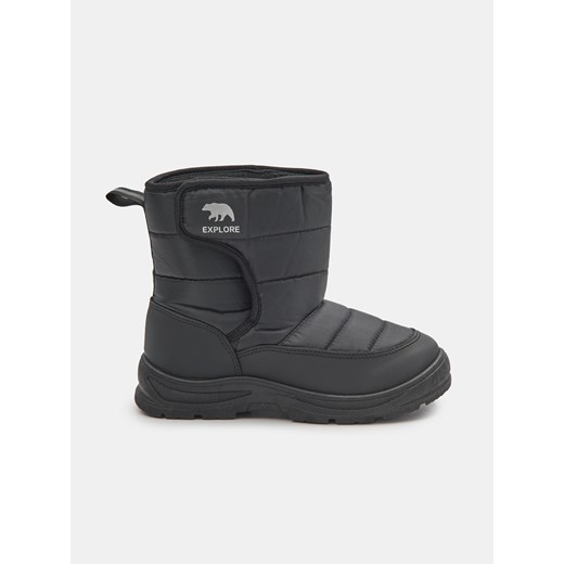 Sinsay - Pikowane śniegowce - czarny Sinsay 30 Sinsay