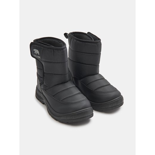 Sinsay - Pikowane śniegowce - czarny Sinsay 31 Sinsay