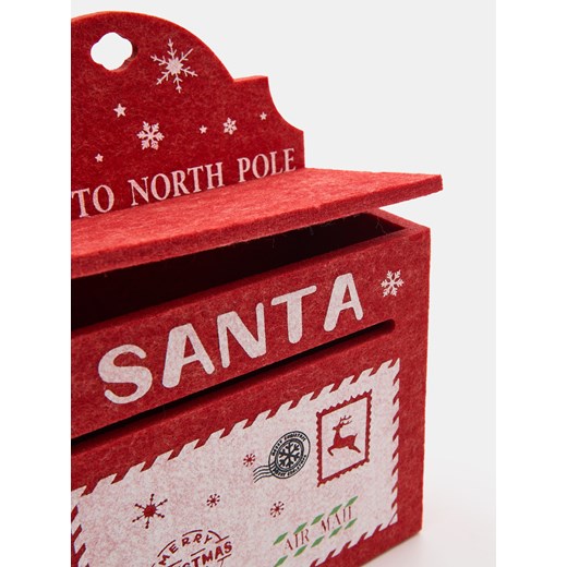 Sinsay - Dekoracja świąteczna - czerwony Sinsay One Size Sinsay